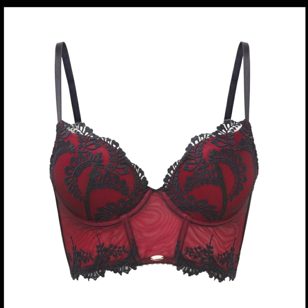 Gossard VIP Longline embroidered push up bra